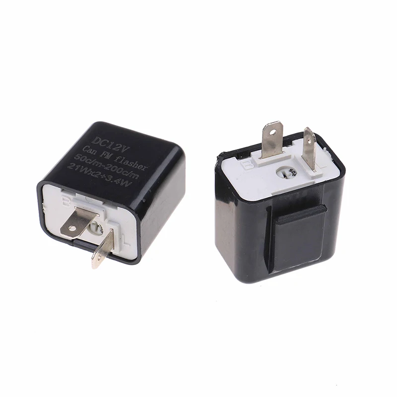 

Universal 1Pc Adjustable Frequency Square Flashing LED Flasher Motorcycle LED Lights Turn Signal Indicator 12V Flash Relay
