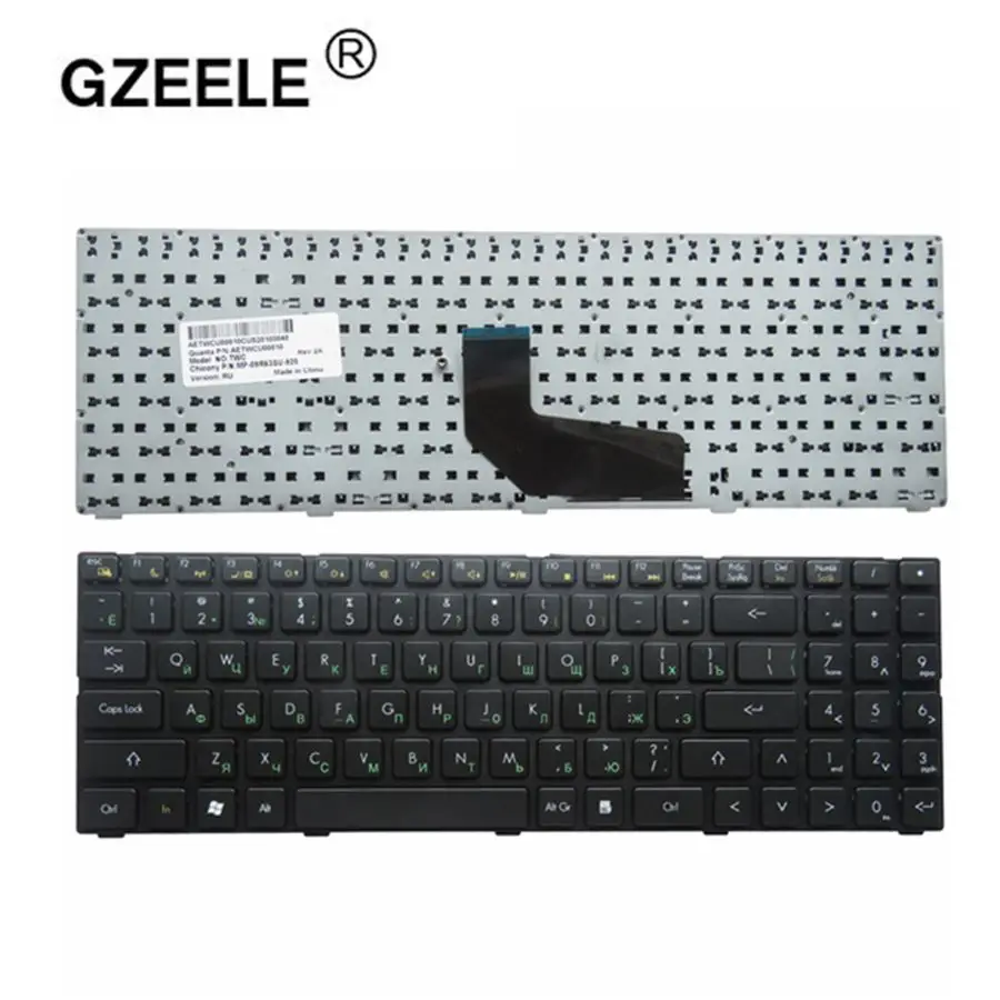 russian laptop Keyboard for DNS TWC K580S i5 i7 D0 D1 D2 D3 K580N TWH K580C K620C AETWC700010 MP-09R63SU-920 RU Black NEW