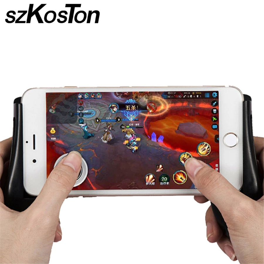 Beste Game Handvat voor Mobiele Telefoon Game Joystick Grip Met Uitgebreide Beugel Draagbare voor Iphone amp; Android 4.5 6.5 inch smart Telefoon