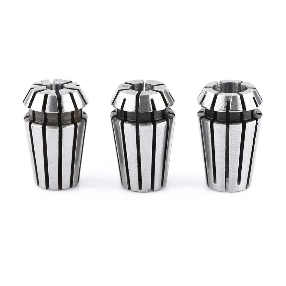 

3Pcs/Lot ER11 CNC Collet Milling Lathe Holder Tool 1/8 inch (3.175mm) 4mm 6mm Spring Workholding Engraving Machine Collet