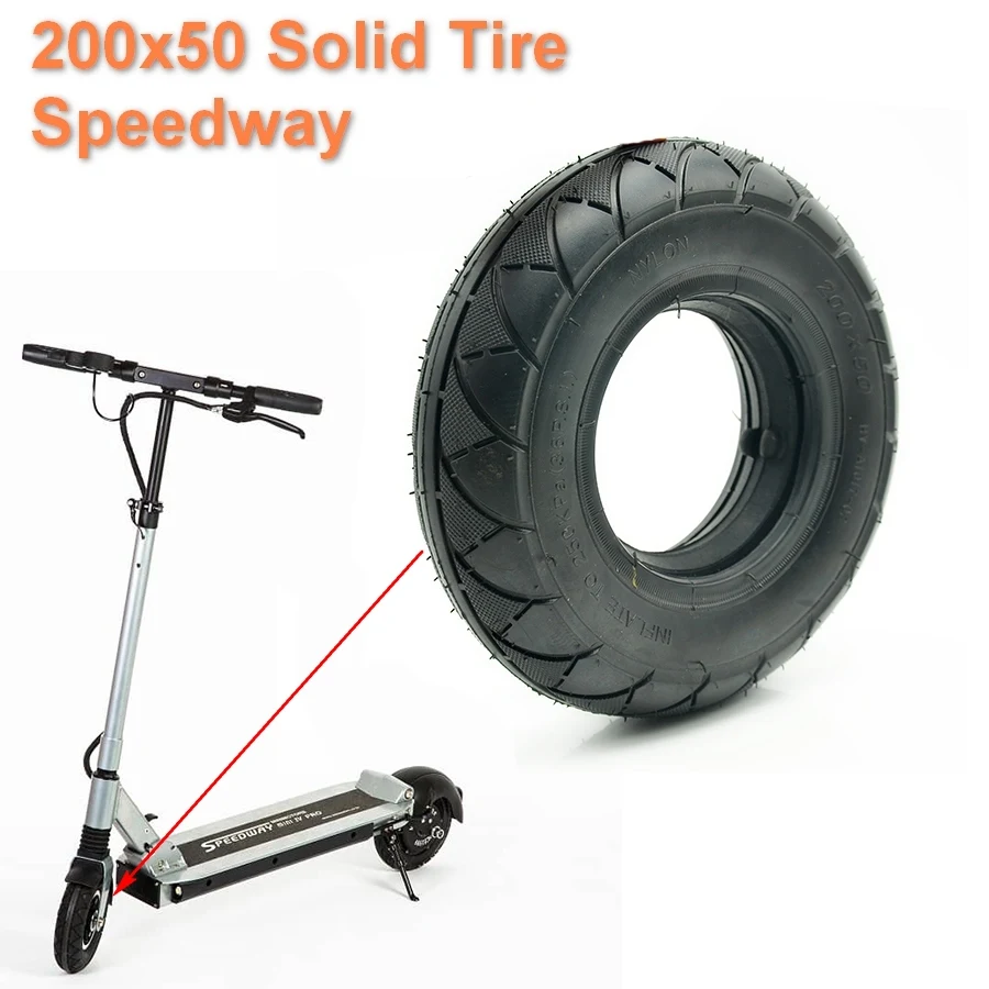 Speedway мини электрический скутер 200x50 бескамерная шина с твердой шиной переднее
