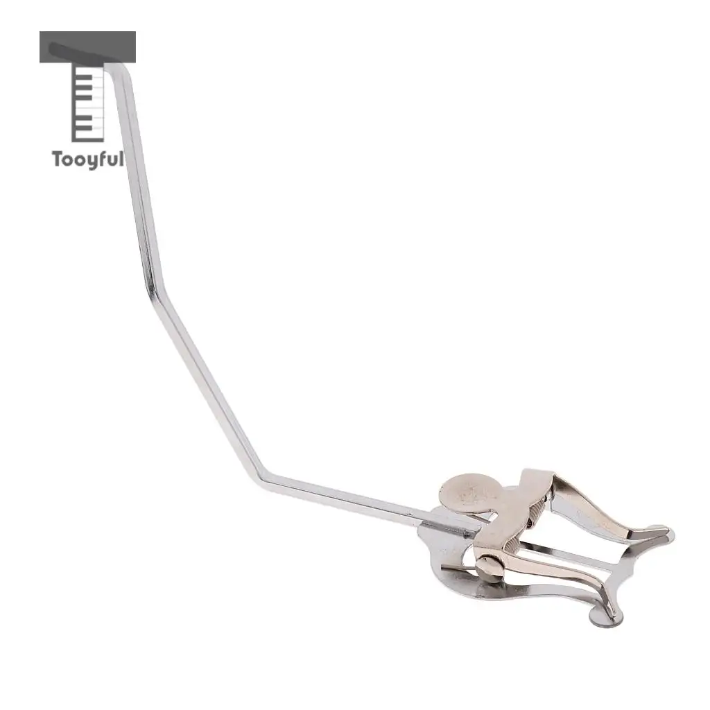 Tooyful Nickel-plated Trumpet Marching Clamp-on Lyre Sheet Music Stand Instrument Holder
