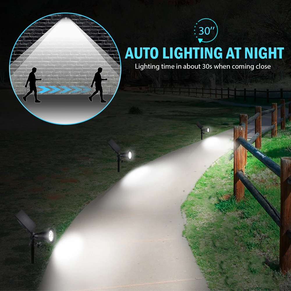 Sensor de Movimento Parede ao ar Decoração do Jardim T-sunrise Solar Lâmpada Pir Refletor Luz Livre 120 Graus Ajustável Ip65 Quintal 7 Led 12 T SUNRISE 7 led solar lâmpada pir