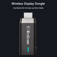 Mirascreen D8 Wifi 2,4G/5G Дисплей tv Stick Dongle 1080P 4K HD EZCast Miracast Airplay Mirroring To Hd tv для телефона Ios Android