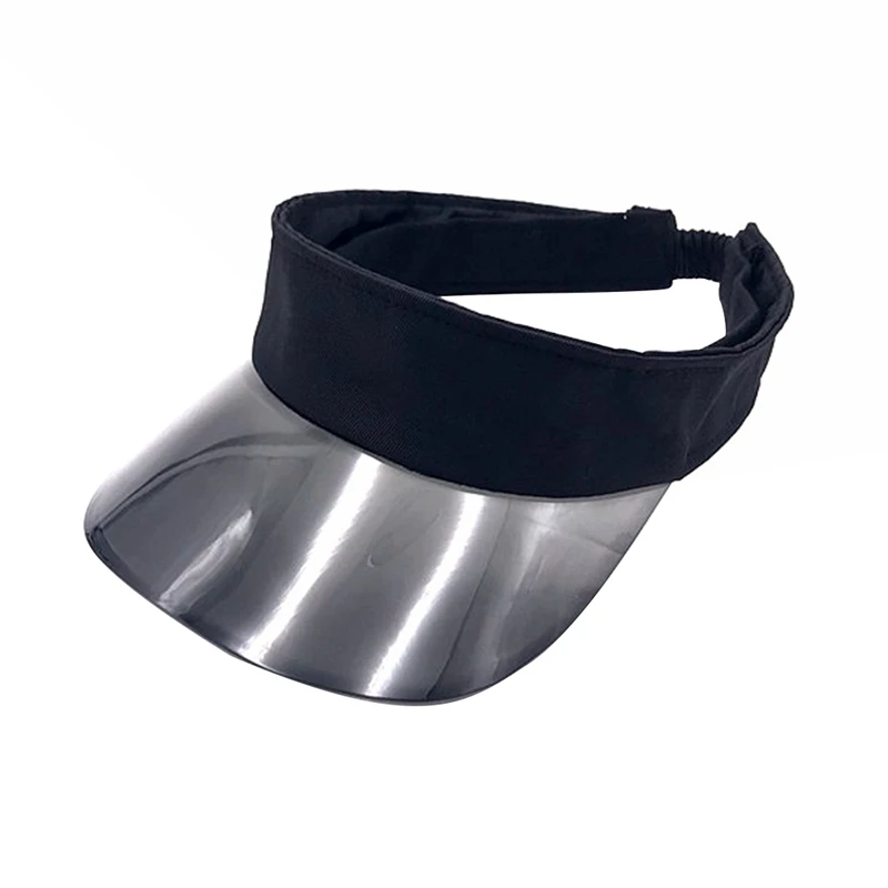 

9 colors Summer Casual Empty Top Plastic Visor Cap 2019 New Women Men Unisex Anti-uv Lens Hat Female Plastic Sun Hats
