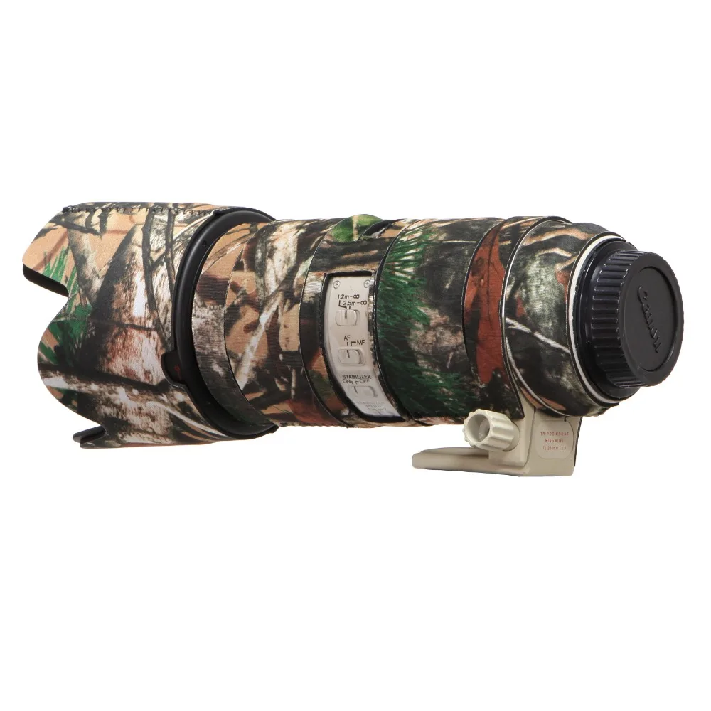 For Canon 70-200F2.8ISII waterproof Rubber Cover Protective Case Camera Lens Camouflage Coat  (3)