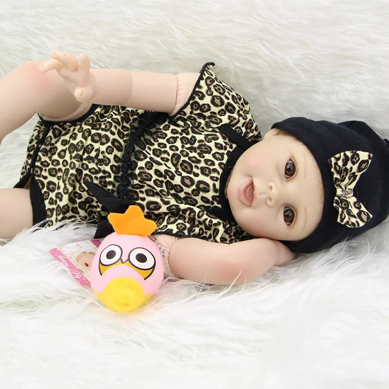 

NPK Collection 22 Inch Reborn Girl Baby Dolls Lifelike Soft Silicone Newborn Babies Children Birthday Xmas Gift