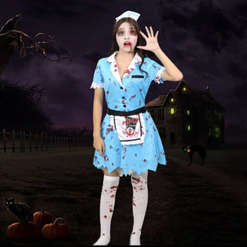 

Halloween Costumes Women Zombie Costumes Blue Zombie Dress Zombie Clothes