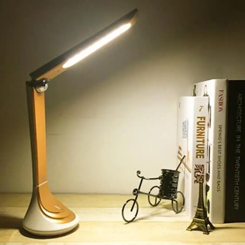 

LumiParty Folding LED Eye Protection Lamp Emergency Night Light Study Desk Lamp with 3-modes as Gift