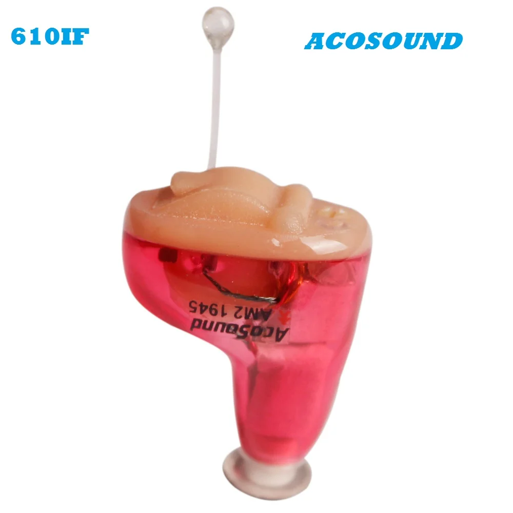 

610IF AcoSound CIC Invisible Hearing Aids Programmable Mini Sound Amplifiers Digital Hearing Aid Device For The Elderly