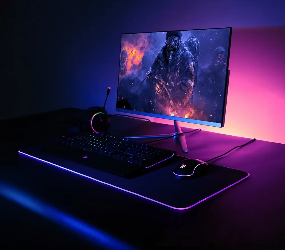 Tronsmart Spire Large Mouse Pad Gaming Mouse Pad Gamer RGB Compupter Mouse Pad with Soft Cloth Surface, Non-slip,Waterproof 08