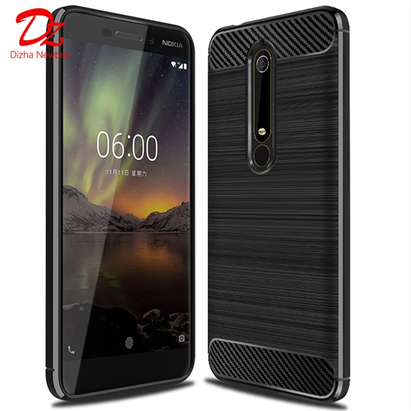 Best For Nokia 2 3 5 6 6 2018 phone case for Nokia 7 7 plus 8 8 Sirocco 9 Protection Cover Carbon Fiber Brushed Silicone Soft Case
