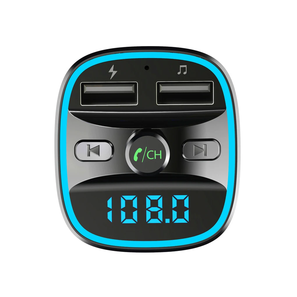 T25 автомобильный fm-передатчик автомобильное зарядное устройство Bluetooth MP3-плеер интеллектуальная голосовая навигация 12-24 В