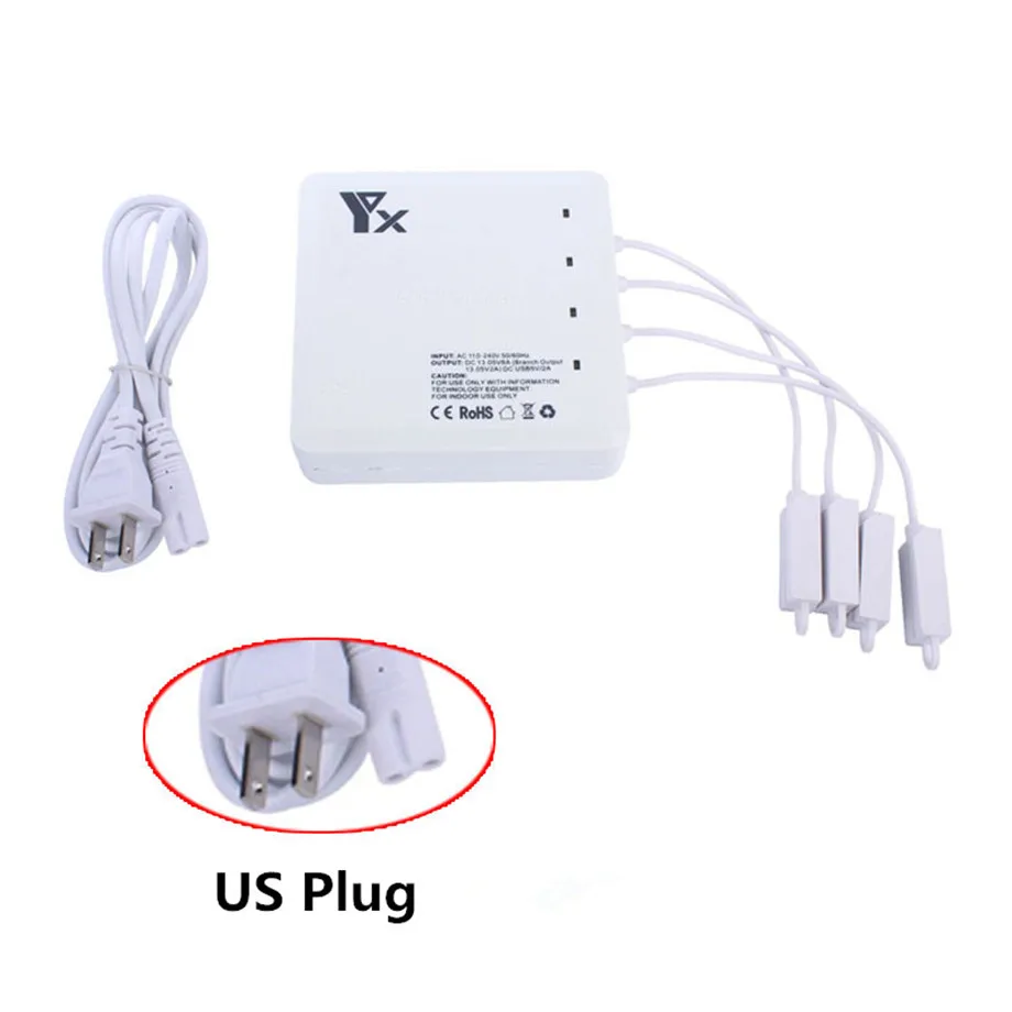 6 in 1 Multi Charger for DJI Mavic Air Drone Battery Charging Hub Intelligent Smart Battery Charger with USB Port for Controller-2