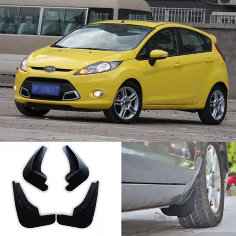 4PCS Mudguard For Fiesta MK7 FORD 2003 2014 Sedan Hatchbackd Fender mud flaps Car modification 4PCS Mudguard For Fiesta MK7 FORD 2003 2014 Sedan Hatchbackd Fender mud flaps Car modification