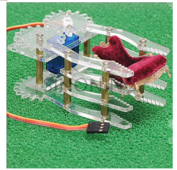 Acrylic robot Claw Manipulator Arm SG90 servos smart robot gripper for arduino SNM200