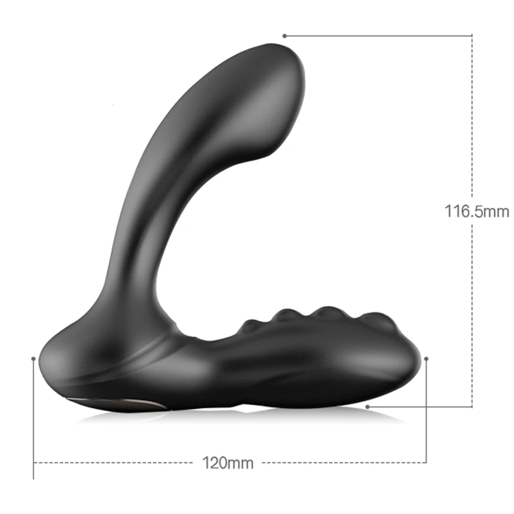 LIBO Vibrating Prostate Massager Men Anal Plug Vibrator