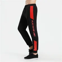 Мужские штаны для бега в стиле пэчворк, фитнес, обувь для бега, штаны с карманами на молнии, спортивные штаны для бега и тенниса, футбольная игра