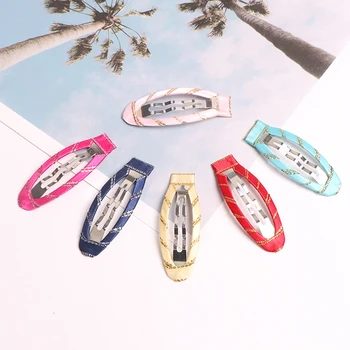

20 pairs Snap Hair Clips for Hair Clip Pins BB Hairpins Color Metal Barrettes for Baby Children Women Girls Styling Accessories