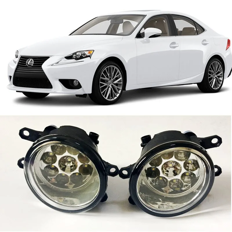 For Lexus IS250 IS350 2008 2017 9 Pieces Leds Fog Lights H8 H11 12V 55W