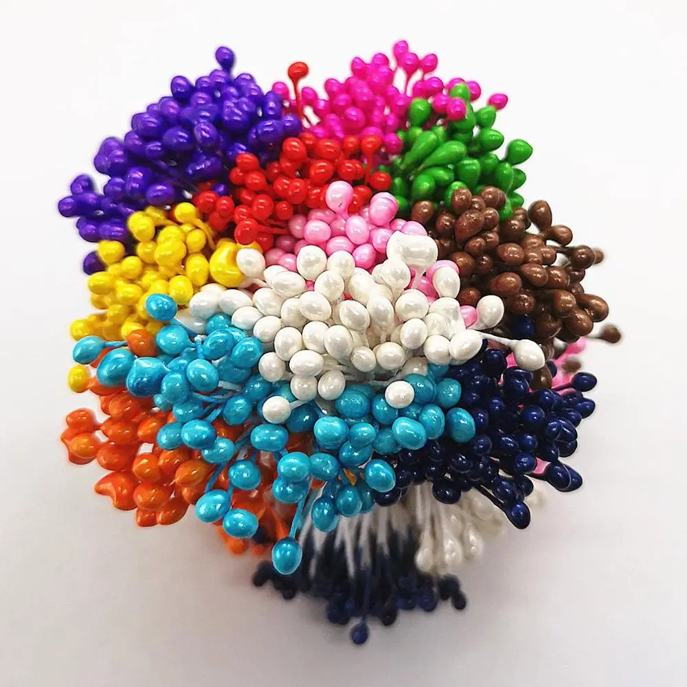 

500pcs Color Flower Stamen 3mm For Cake Decoration/Crafts/Nylon Flower DIY Gift Accessories