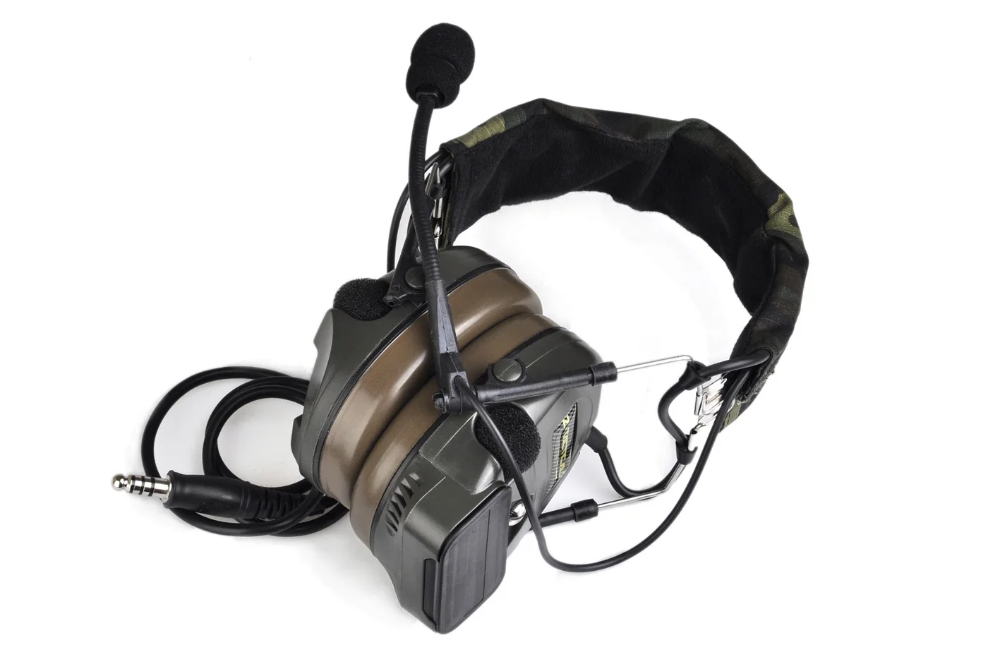 

Z-TAC Comtac-I/C1 dual microphone active pickup noise reduction tactical headset 4 generation Z054 stereo