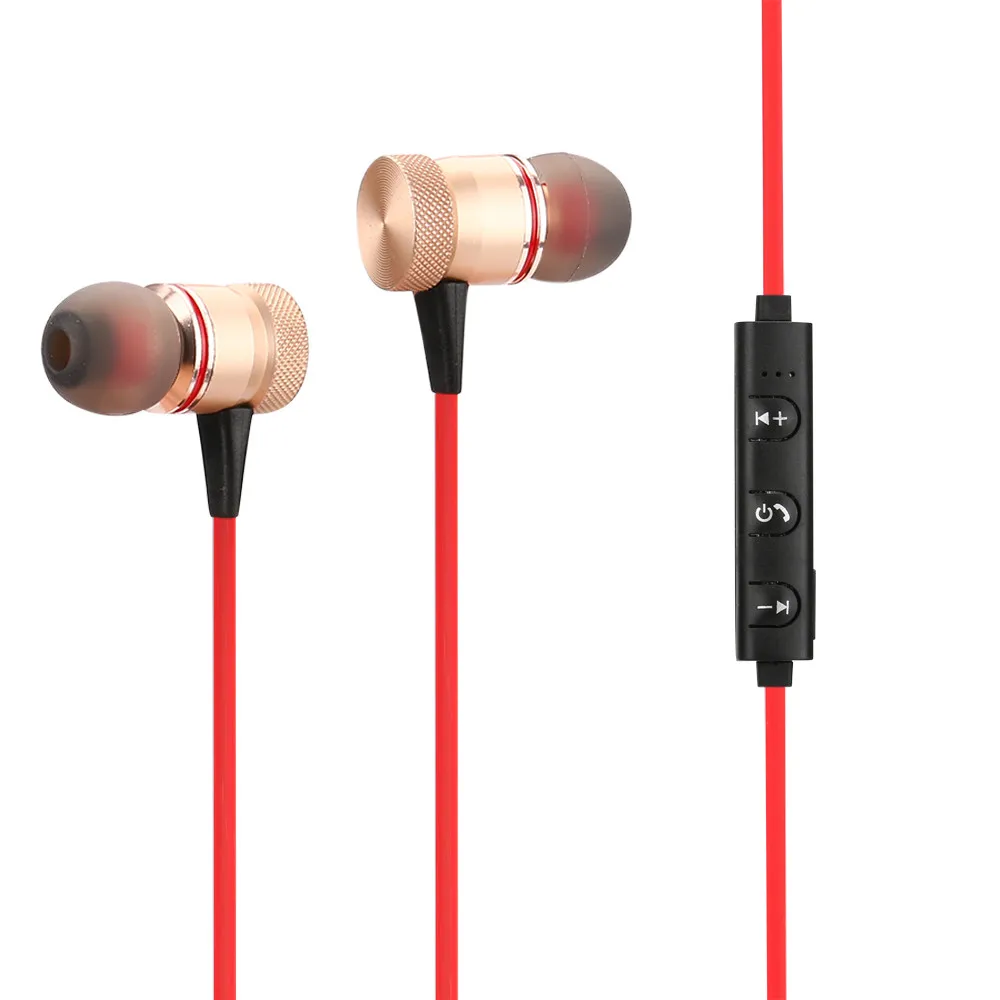 Bluetooth 4 1 беспроводные наушники стерео спортивные вкладыши гарнитура с микрофоном