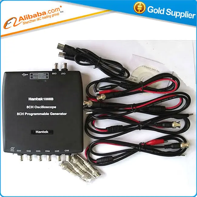 

Hot selling Hantek 1008B 8 Channel handheld pocket PC USB Digital Storage Automotive Diagnostic Oscilloscope