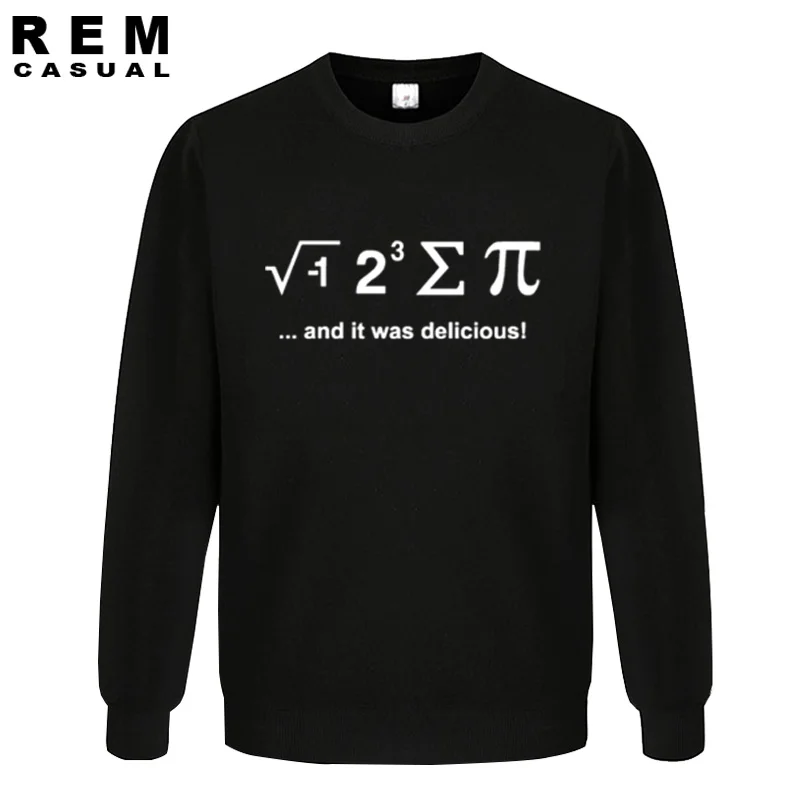 

2016 new funny mathematical formula I EAT A PIE PUZZLE geek nerd homme men Hoodies, Sweatshirts