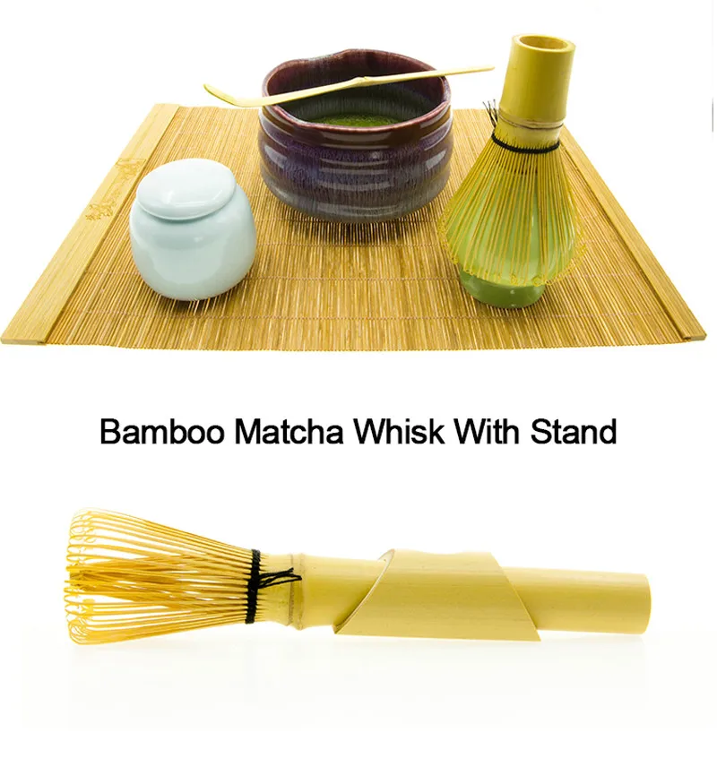 [GRANDNESS] Золотая бамбуковая ложечка венчик с длинной ручкой Chasen зеленый чай matcha венчик для пудры