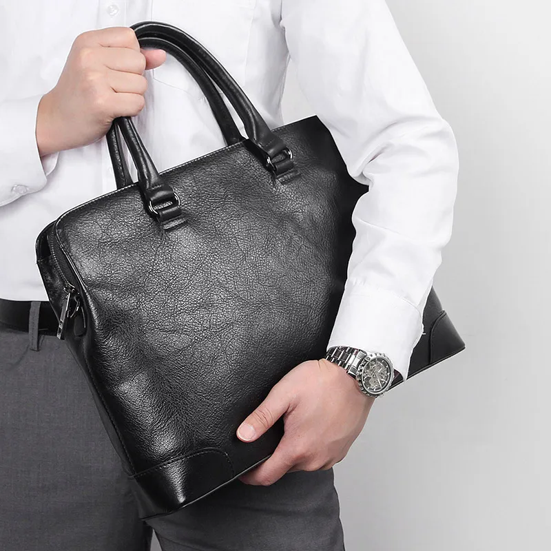 Мужской портфель, мужские сумки из натуральной кожи, кожаная сумка для ноутбука, мужские сумки 7406A
