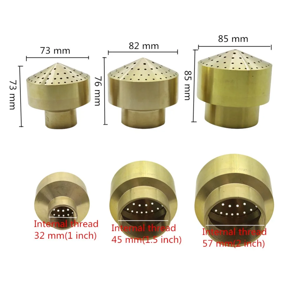 " /1,5"/" внутренняя резьба латунь рассеивания фейерверков типа фонтанные насадки DN25/DN40/DN50 садовый пейзаж декоративный Спринклер
