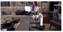 Notebook computer desk. The bed with simple folding rotating lazy computer desk
