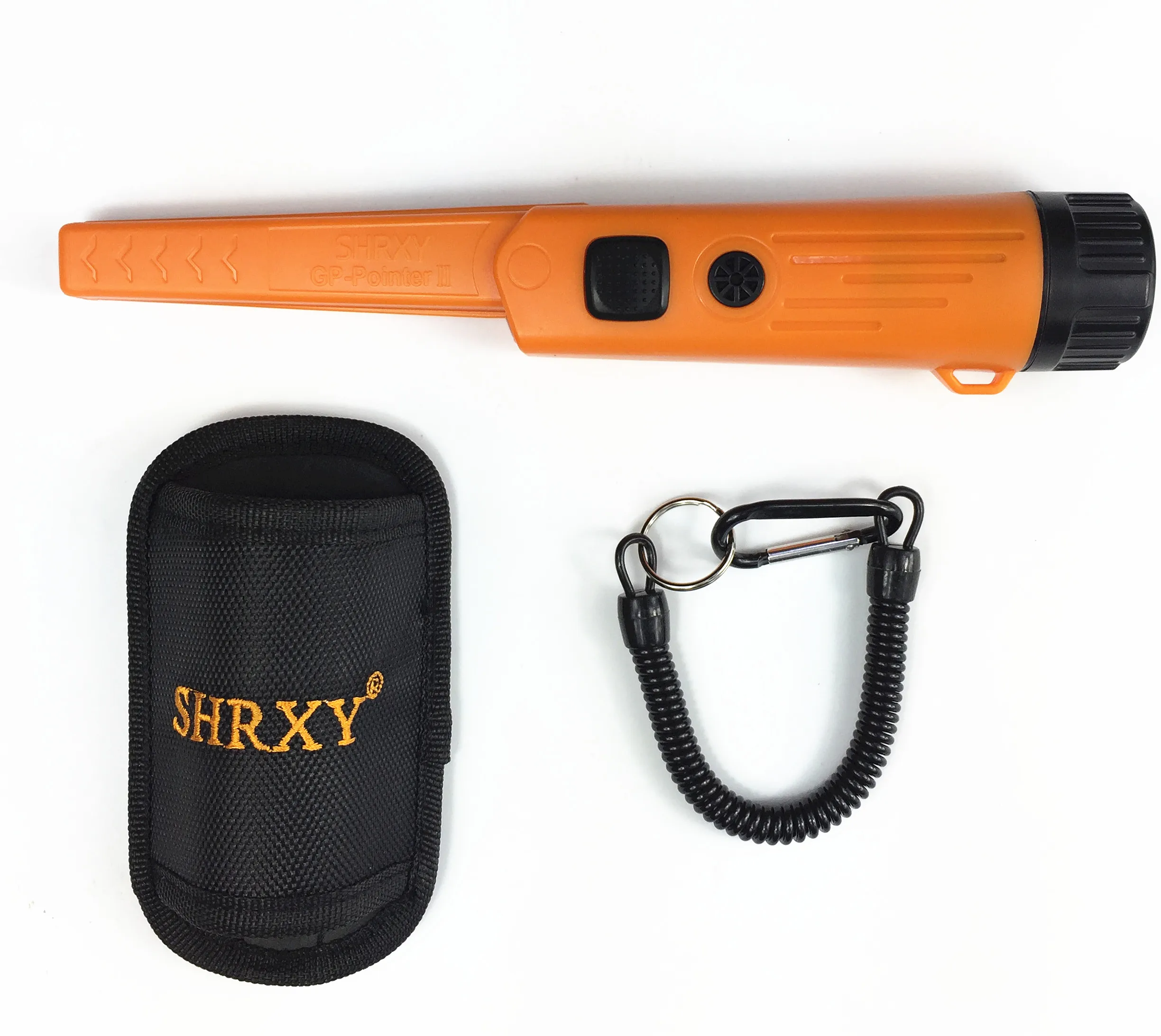 Shrxy Модернизированный Pro выявлением Ручной металлодетектор TRX gp-pointer2 Водонепроницаемый указатель детектор металла оранжевый/черный Цвет