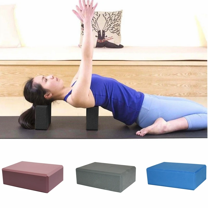 5 цветов Пилатес EVA блоки для йоги спортивные упражнения тренажерный зал пены тренировки блок для растяжки тела формируя