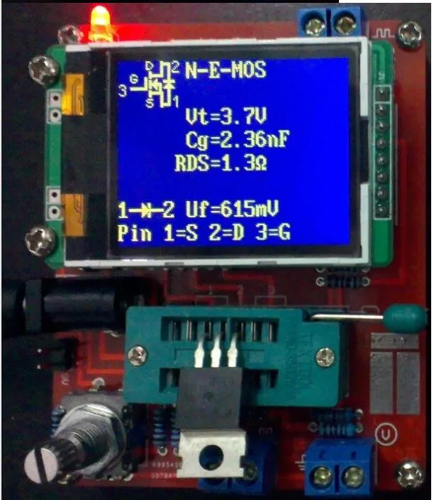 TFT ЖК-дисплей M328 Транзистор тестер LCR диод емкость ESR измеритель напряжения ШИМ квадратная волна генератор сигналов частоты