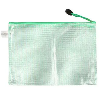 

1PCS Water Resistant A5 Paper Doucument File Pen Bag Folder Organizer Green