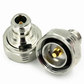 

10PCS L29 7/16 DIN Male Plug to N Female Jack RF Adapter High Frequency Connector