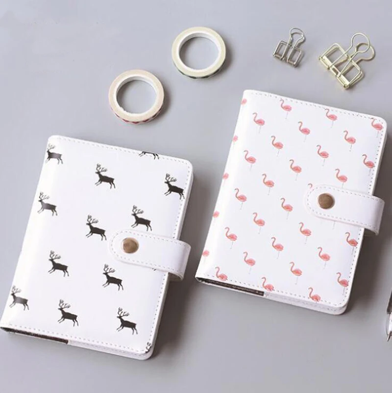 

A6 80 Sheet Deer/Flamingo Calendar Planner Diary Agenda Notebook Notepad Pocket Journal defter libretas For Gift School Supplies