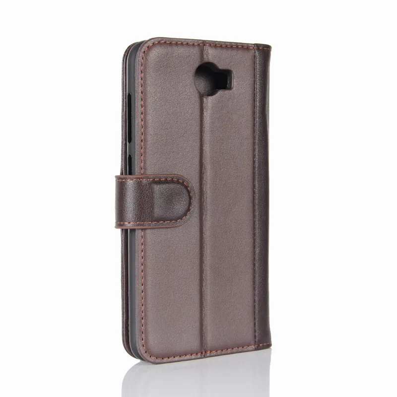 For Huawei Y6 II Compact Case Huawei Y6 II Compact Cover 5.0 Genuine Leather Flip Case For Huawei Y6 II Compact Phone Case Bag (15)