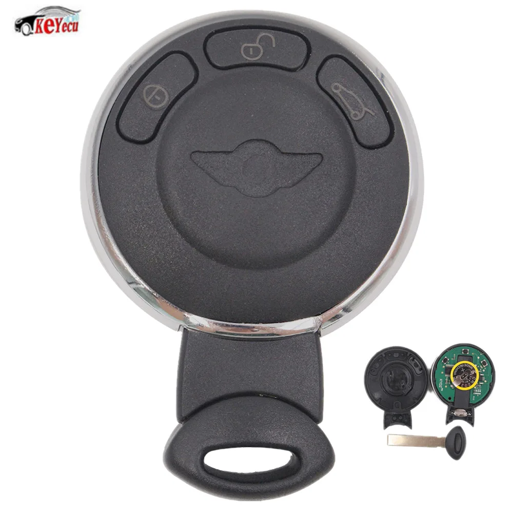 KEYECU Smart Remote Key Keyless Entry Control OEM Clicker 3 Button CAS
