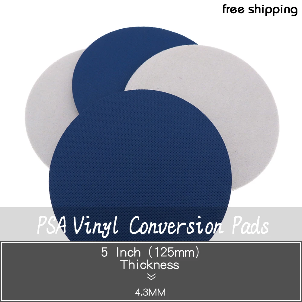 5&quot 125mm Loop to PSA Vinyl Conversion Pads for Discs and Strips (Pack of 2) | Инструменты