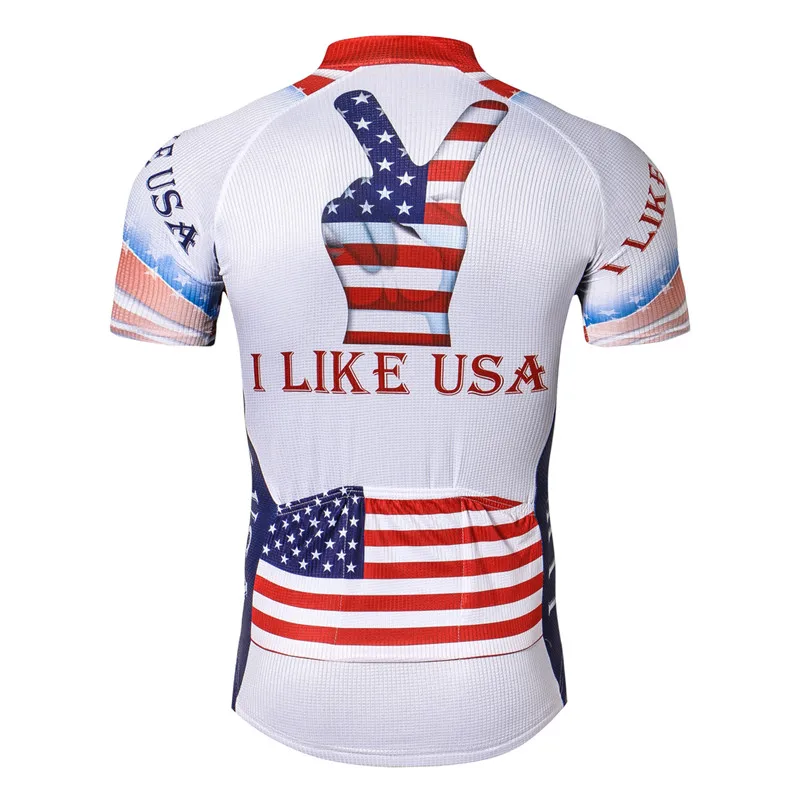 Команда weimostar Racing Sport США Велоспорт Джерси с коротким рукавом Мужская велосипедная одежда Быстросохнущий велосипед велосипеда Одежда mtb велосипедный Джерси