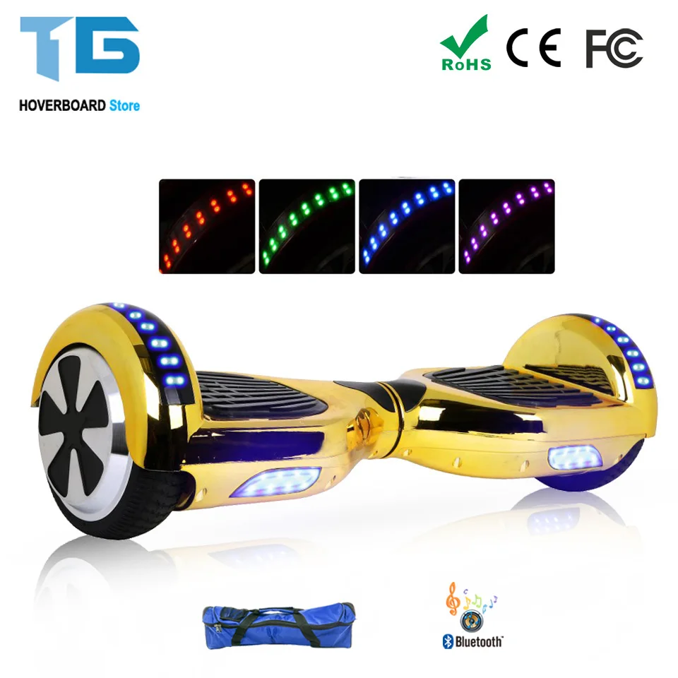 Gold Color 6.5 inch 8.0 inch 10 inch Hoverboard Scooter Electrique Puissant Monocycle Roue Hoverboard 6.5 Pouces Gold Color 6.5 inch 8.0 inch 10 inch Hoverboard Scooter Electrique Puissant Monocycle Roue Hoverboard 6.5 Pouces