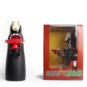 

No Face Man Piggy Bank Electric Japanese Faceless Action Figure Collection Model Doll Gift Miyazaki Hayao Kids Toy Spirited Away