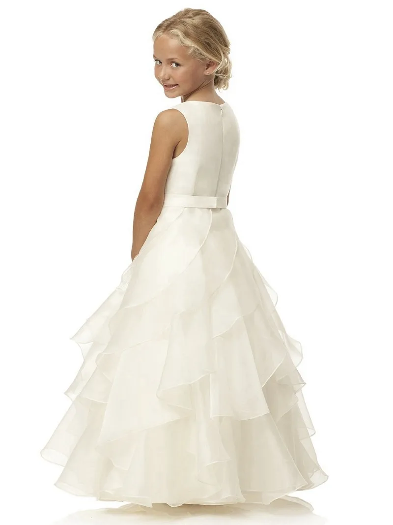 Top-White-Communion-Dress-With-Scoop-Tank-Sleeveless-Ball-Gown-Floor-Length-Tiered-Flowers-Organza-Flower (1)