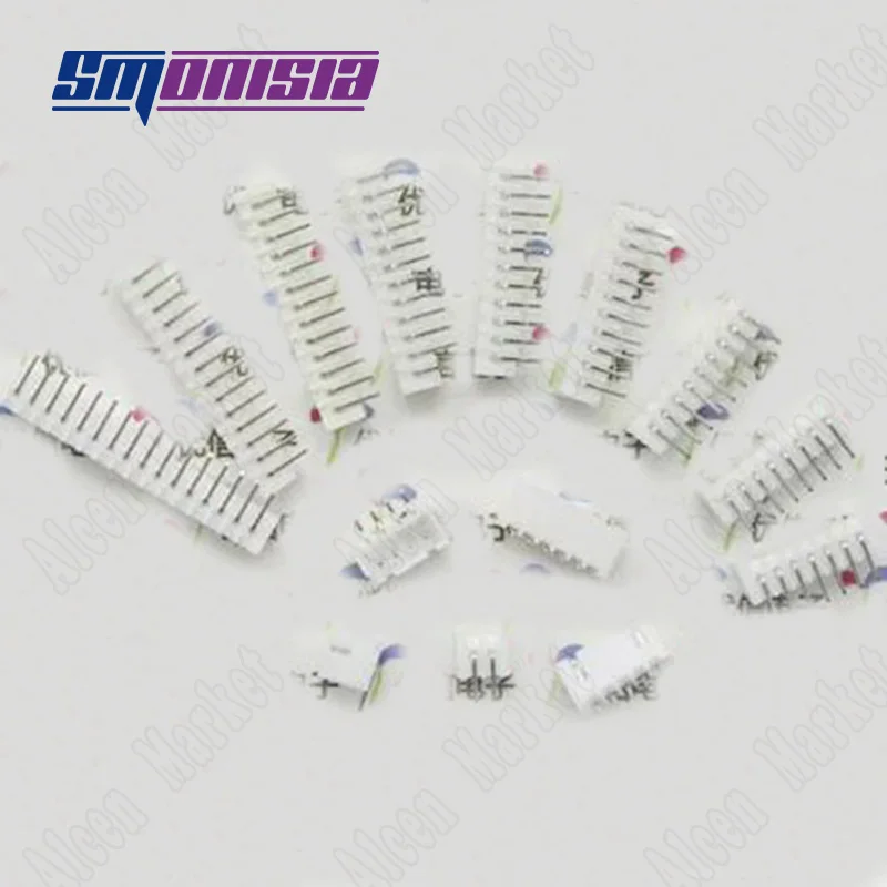 2000pcs XH2.54 White Terminal Block Bend PIN Green 2P / 3P 4P 5P 6P 7P 8P 10P Accessory |