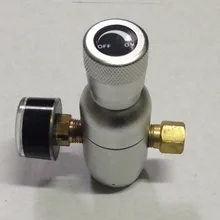 Премиум Регулируемый компактный CO2 инжектор, 0~ 60 psi, анодированный алюминиевый корпус