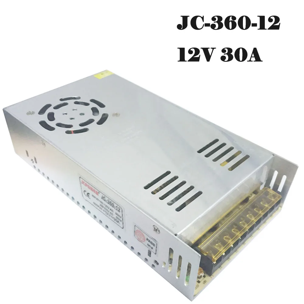 

BSOD LED Power Supply 360W 12V 30A LED Driver Switch Transformer for LED Strip