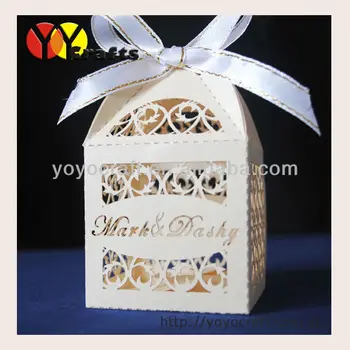 

personalized wedding cake boxes laser cut gift and favors decoration personalized wedding cake boxes